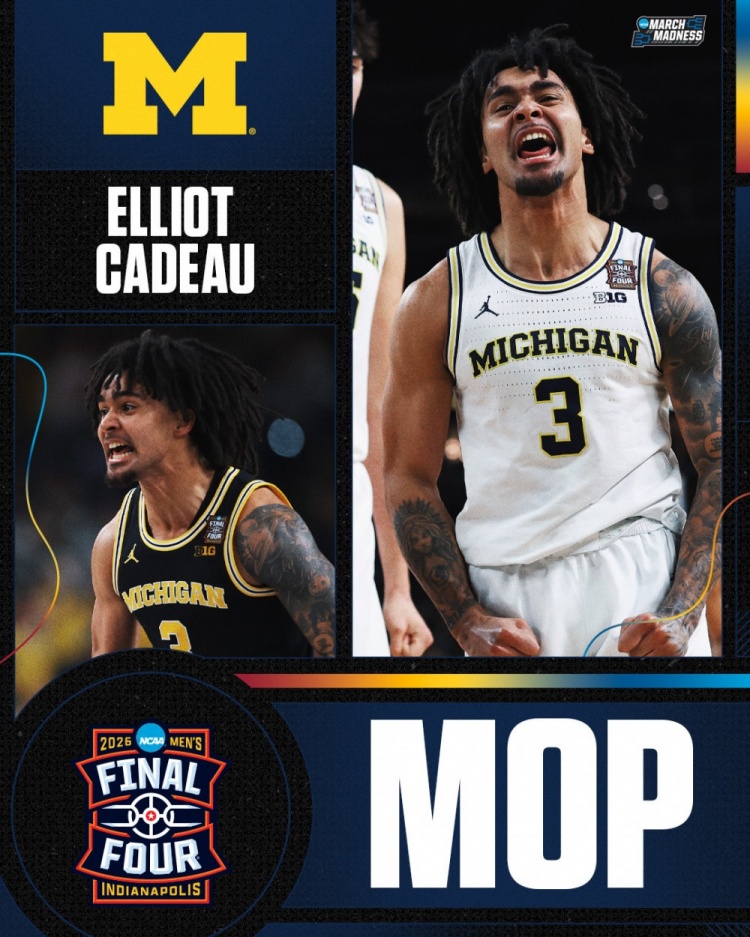 开云体育下载-场均16分6助3断！密歇根州大后卫埃利奥特·卡多获得疯三MOP🔥